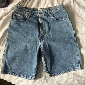 Vintage 90’s Calvin Klein Easy Fit Double Stone Wash Denim Women's Jean Shorts